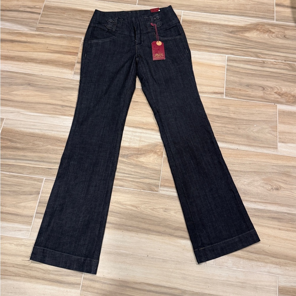 one 5 one Dark Indigo Wide Leg Jeans- NWT